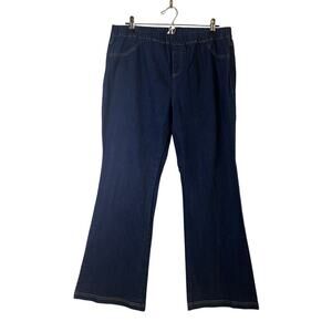 Jaggens Dark Blue XL Bootcut Womens Pants Stretchy Feminine pockets Y2K 90s